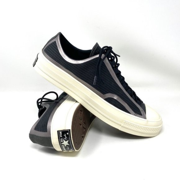 💖MEGA SALE💖Converse Women 170768C CHUCK 70 TAPE SEAM OX Black Canvas Low Shoes - Picture 7 of 9